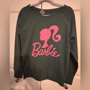 Green Barbie Logo Sweatshirt